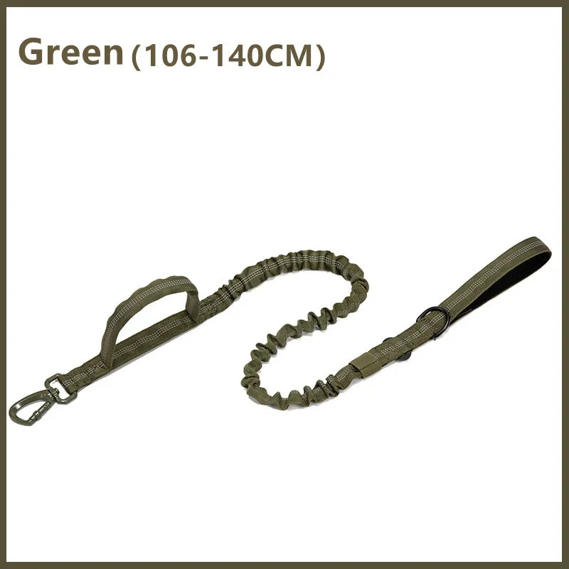 Durable Tactical Dog Collar Leash Set Adjustable Military Pet Collar Leash Medium Large Dog German Shepherd Training Accessories