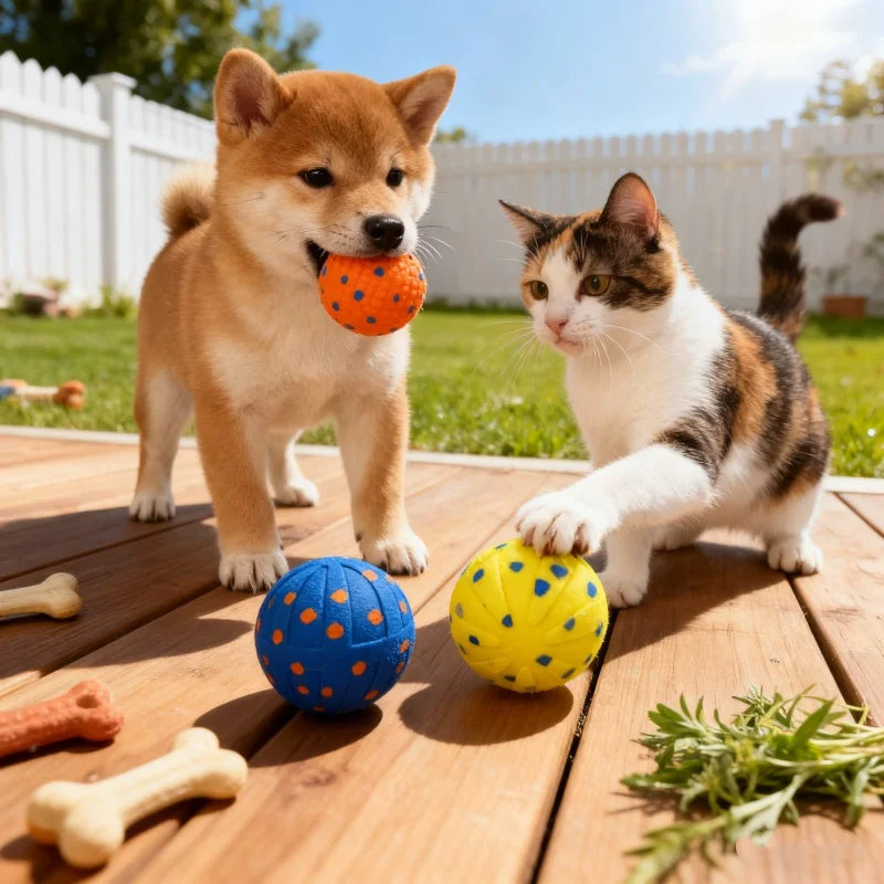 Interactive Dog Toys Dog Ball Automatic Moving Dog Ball Bouncing and Rotating Smart Ball for Small/Medium/Large Dogs Durable 3