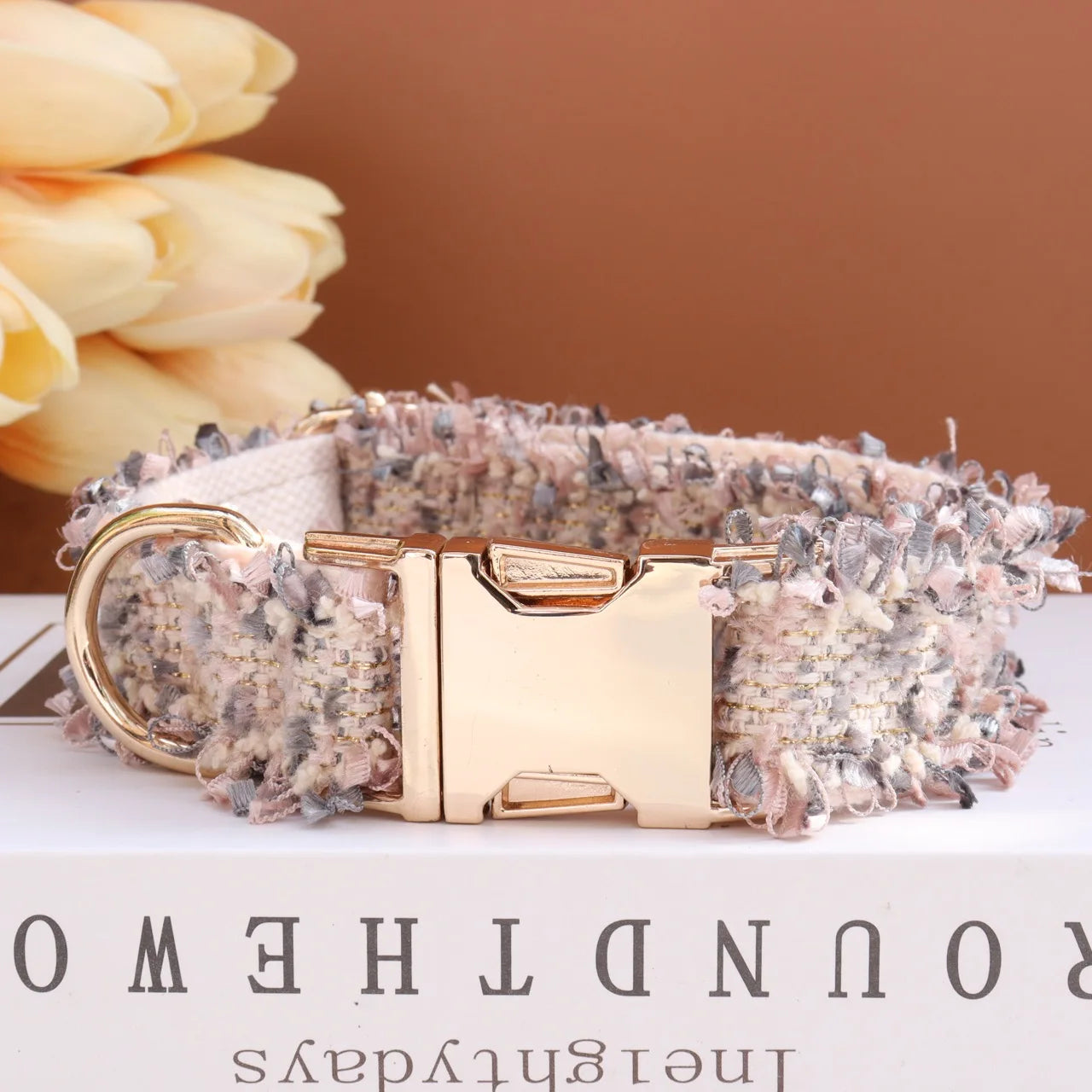 Luxury Personalized Dog Collar Harness Leash Set Custom，dog Collar with Engraved Name Buckle，dog Harness and Leash Set Diy