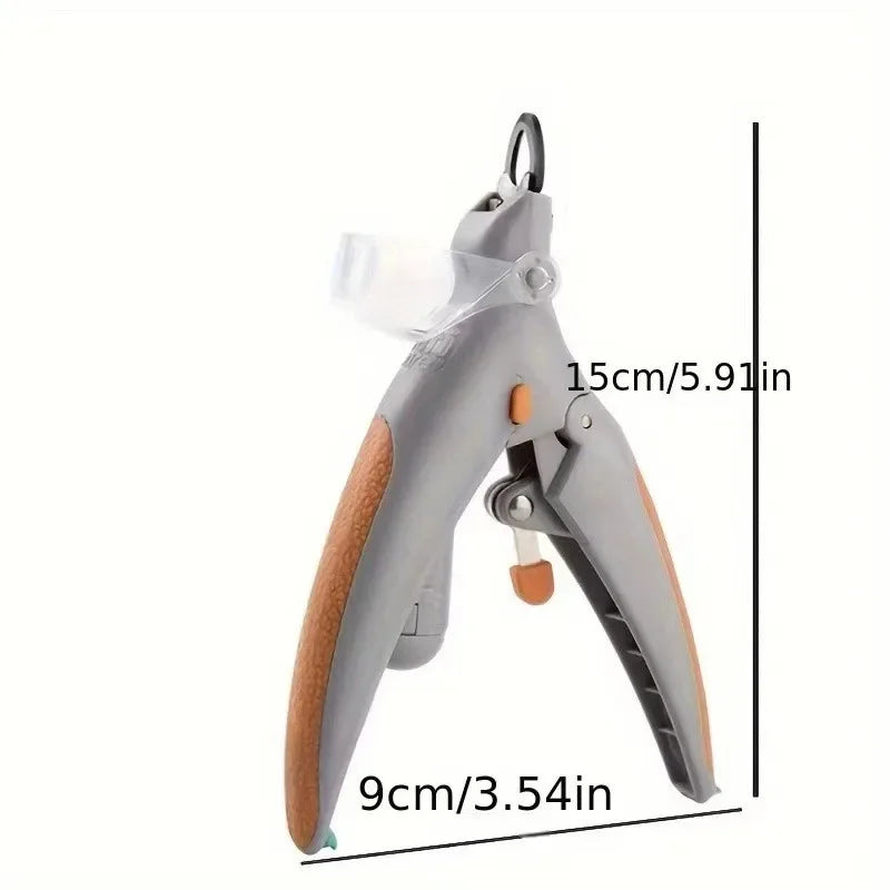 Professional Pet Metal Nail Clipper Scissors with LED Light Cat Dog Nail Clipper Tool Toeclaw Cutter for Pet Cleaning Supplies