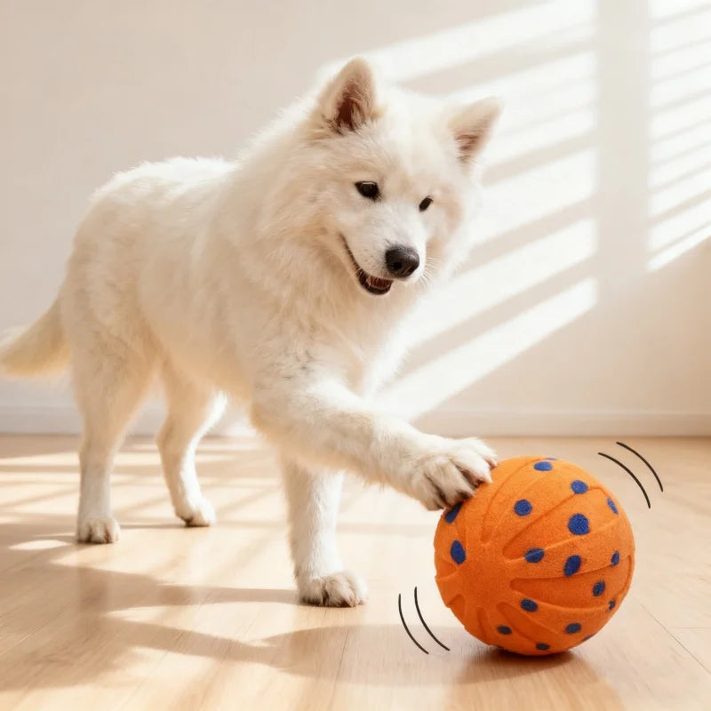 Interactive Dog Toys Dog Ball Automatic Moving Dog Ball Bouncing and Rotating Smart Ball for Small/Medium/Large Dogs Durable 3