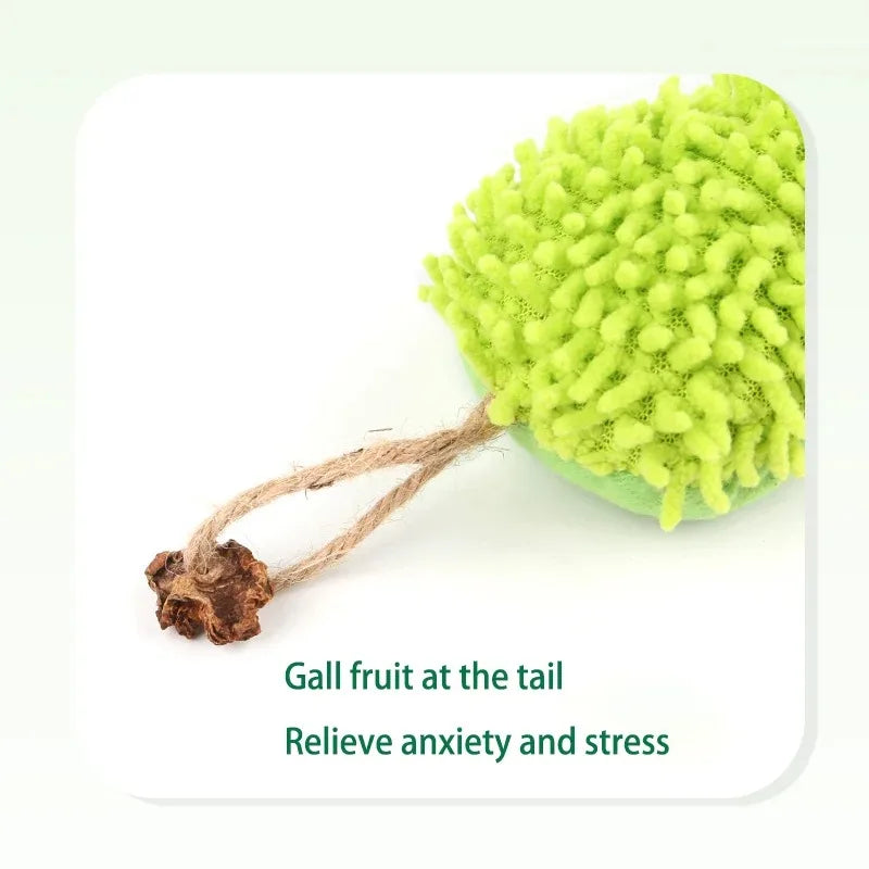 Cat Chew Toys Caterpillar Catnip Molar Toy Silvervine Cat Teaser Interaction Toy Clean Mouth Kitten Toy Pet Supplies Accessories