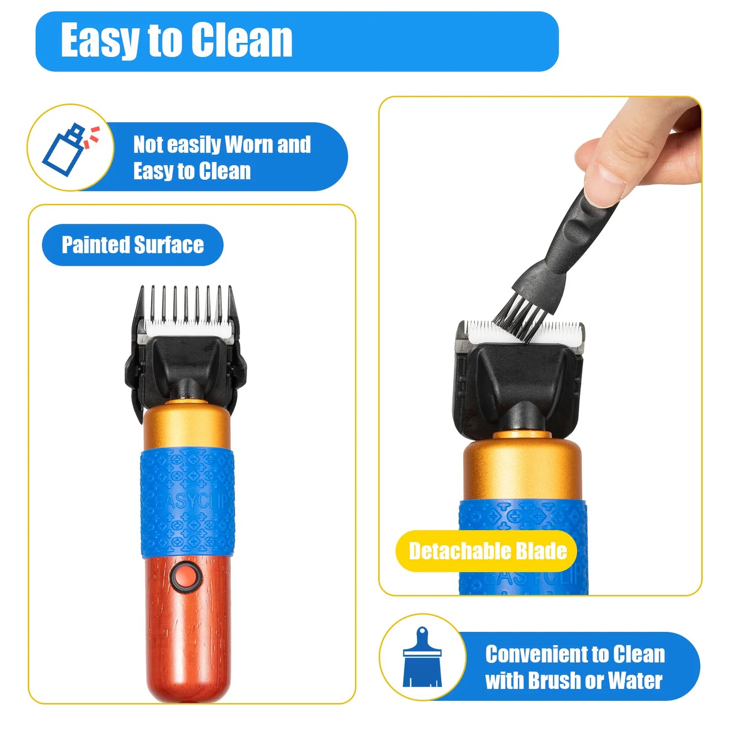 200W Plug-in Sheep Goat Shearer Low Noise Pet Hair Clipper 2000-6600rpm Electric Clipper for Dog Alpaca Rabbit and Trimming Tufted Carpets
