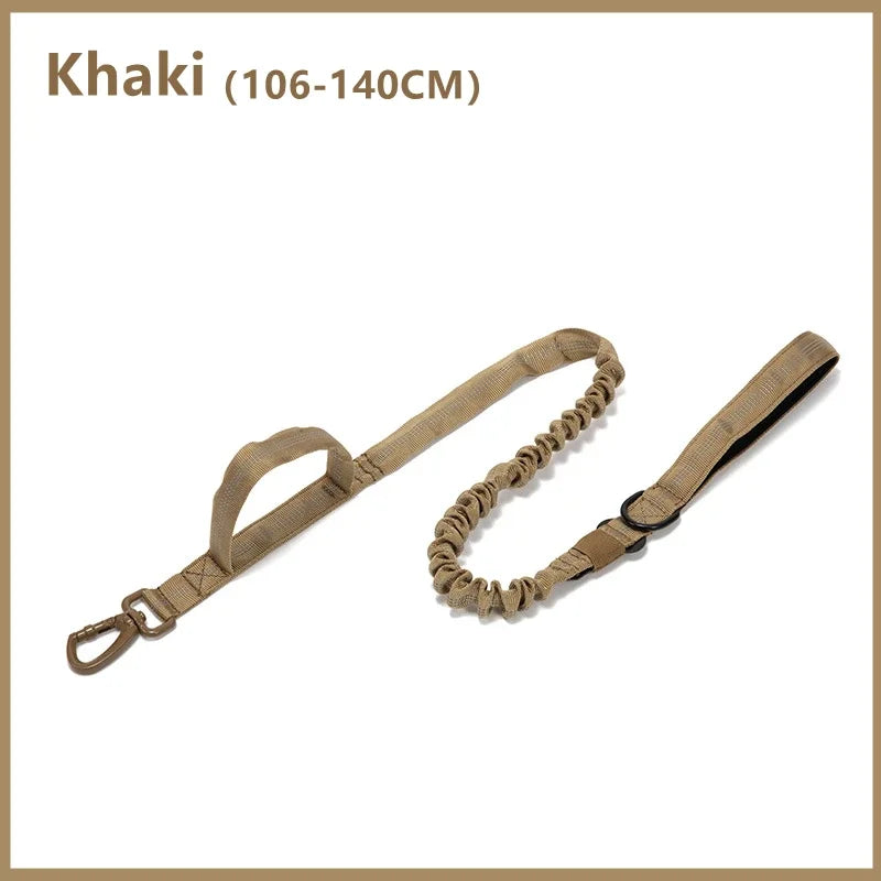 Durable Tactical Dog Collar Leash Set Adjustable Military Pet Collar Leash Medium Large Dog German Shepherd Training Accessories